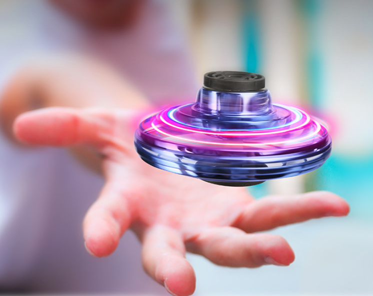 élicoSpinner Lumineux UFO Interactif pour Enfants